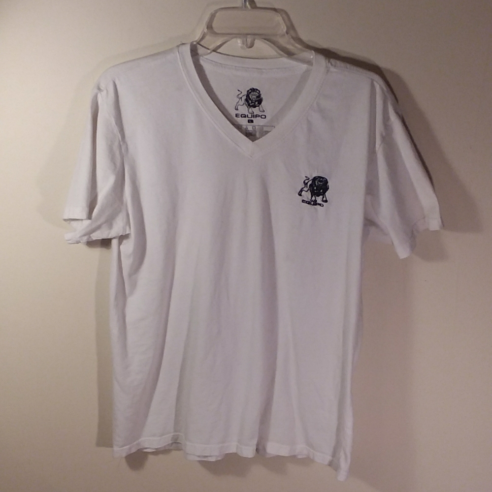 U419. (Equipo)    Lg. White short sleeve Tee